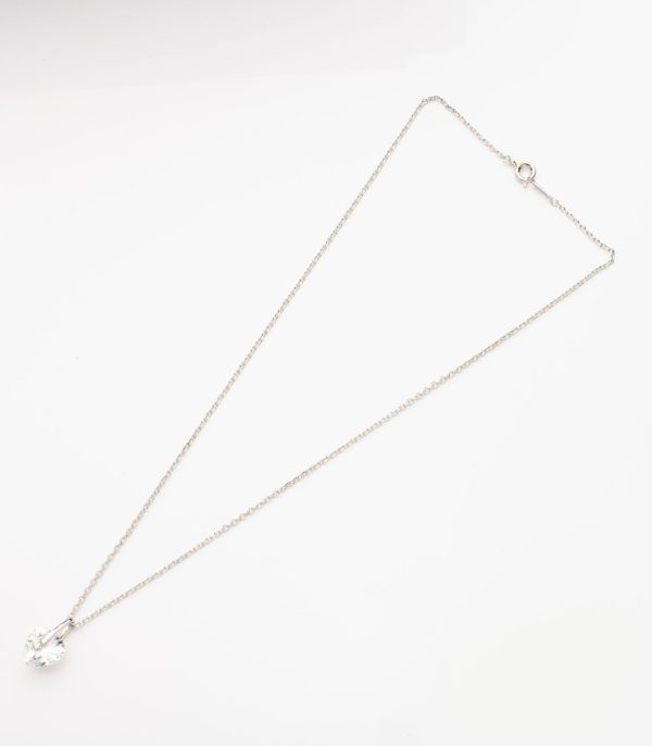 Crystal Heart Necklace (Brass) Online