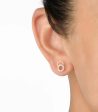 Diamond Stylish Swirls Earrings Hot on Sale