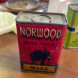 Vintage Norwood Spice Tin Mace C.D. Kenny Co. Baltimore Maryland Hot on Sale