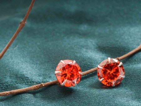 Orange Round Tops (Silver) Supply