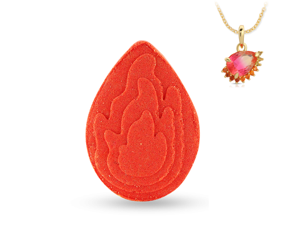 Crackling Campfire - Bath Bomb (Necklace) Online Sale