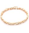 One-Of-A-Kind Golden Color Loops Bracelet (Brass) Online Sale