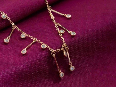 Dangling Charm Necklace (Brass) Online Hot Sale