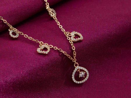 Elegant Charm Necklace (Brass) Online Hot Sale