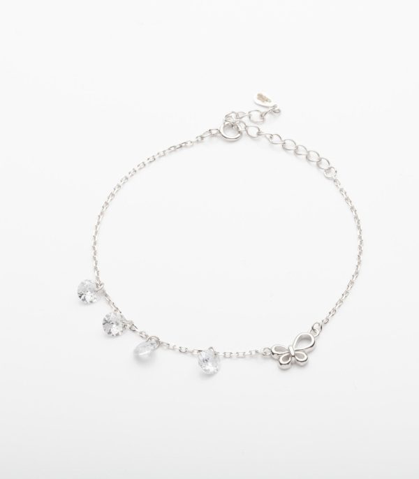 Cute Crystal Bracelet (Silver) For Cheap