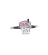 Boba Tea Finger Ring (Silver) Discount