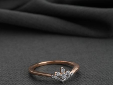 Diamond Radiant Tulip Ring For Cheap