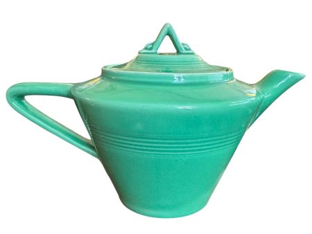 Vintage Fiesta Harlequin Teapot in Green Online Hot Sale