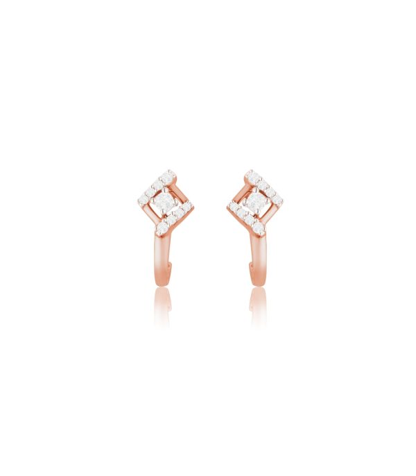 Diamond Grovy Earrings Sale