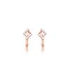 Diamond Grovy Earrings Sale