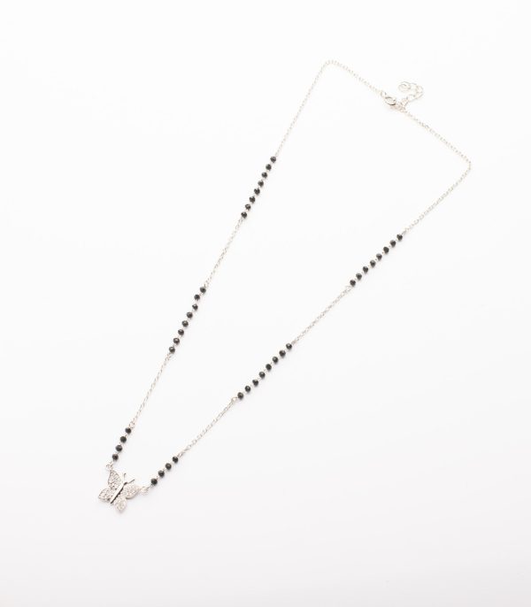 Butterfly Mangalsutra (Silver) For Cheap