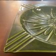 Vintage Square Ashtray in Green 10  Bohemian Mid Century Modern Boho MCM Sale