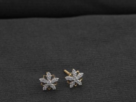 Diamond Lily Lace Earrings Online now