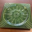 Vintage Square Ashtray in Green 10  Bohemian Mid Century Modern Boho MCM Sale