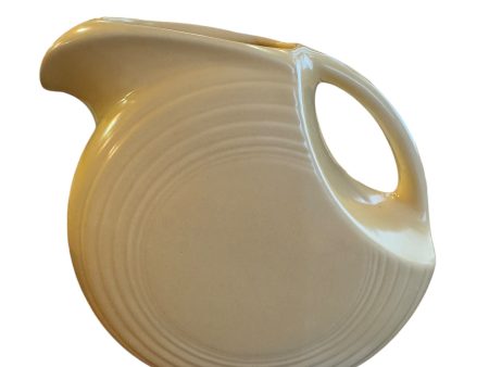 Fiesta Vintage Ivory Disk Pitcher - FULL SIZE on Sale