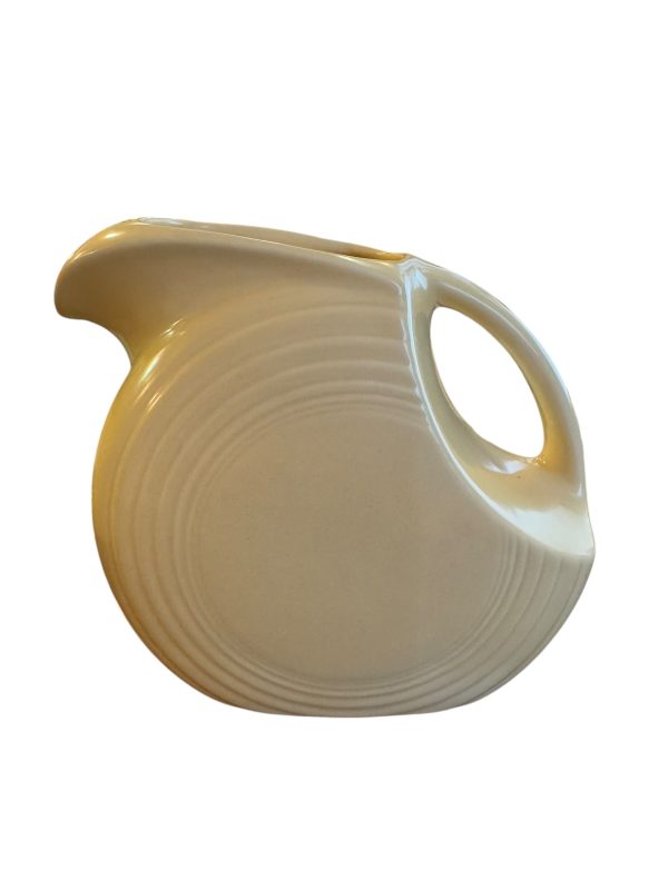 Fiesta Vintage Ivory Disk Pitcher - FULL SIZE on Sale