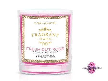 Fresh Cut Rose - Jewel Candle Sale