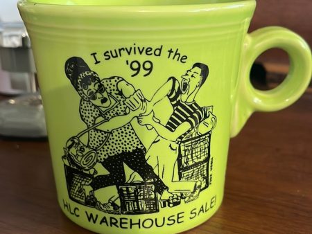 Fiesta I Survived the  99 HLC Warehouse Sale Mug Rare (Outlet Exclusive) Cheap