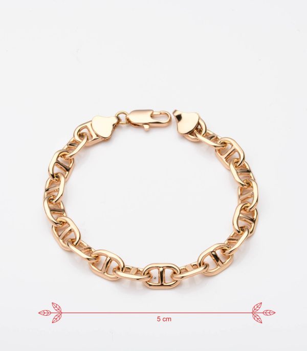 Chunky Chain Bracelet (Brass) Online Sale