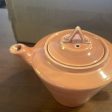 Vintage Fiesta Harlequin Teapot in Rose - 0 issues! Beautiful on Sale