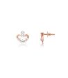 Diamond Arc Sparkle Earrings Online Hot Sale