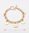 Chunky Styled Bracelet (Brass) Cheap