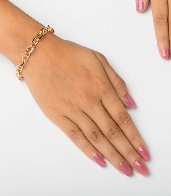 Chunky Chain Bracelet (Brass) Online Sale