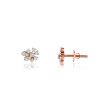 Diamond Fairy Floral Earrings Online Hot Sale