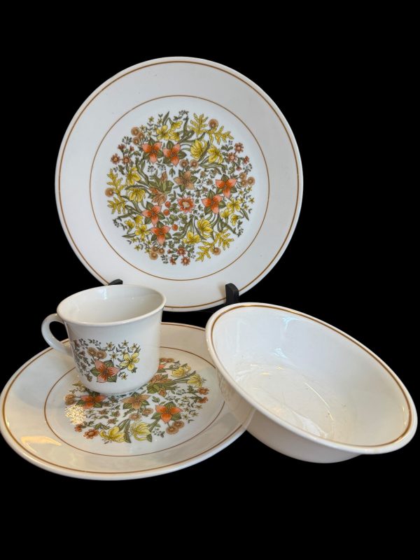 Corelle Corning Indian Summer 1977-79  6 Complete Place Settings 24 Piece Online Hot Sale