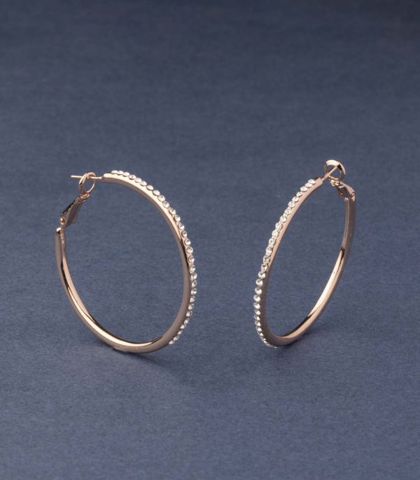 Classic Hoop Earrings (Brass) on Sale