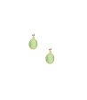 Dangling Green Earrings (Brass) Supply