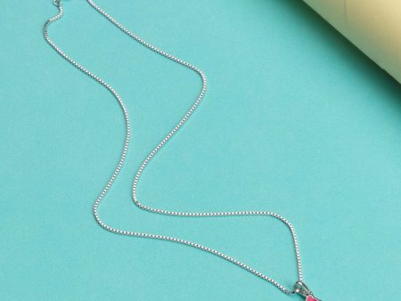 Chocobar Necklace (Silver) For Cheap