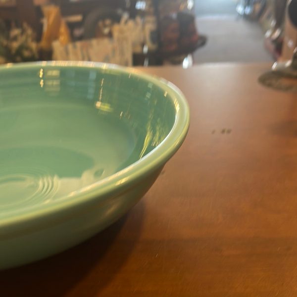 Vintage Fiesta Large Salad Bowl 11  in Turquoise HARD TO FIND For Cheap