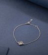 Charming Subtle White Bracelet (Brass) Online