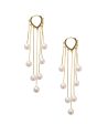 Dangling Pearls Earrings (Brass) Online