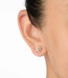 Diamond Petal Pop Earrings For Sale