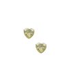 Olive Green Heart Tops (Silver) Cheap