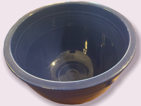 Fiesta Vintage Mixing bowl #4 in Cobalt with Rings Cheap