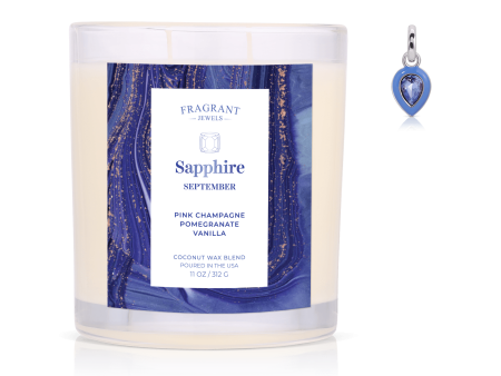 September Sapphire Birthstone Charm - Jewel Candle Online Sale