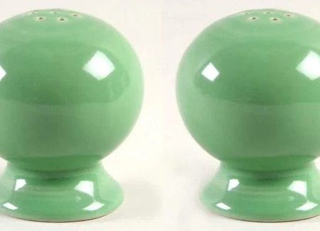 Fiesta Vintage Salt and Pepper set in Green For Cheap