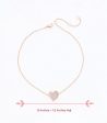 DAINTY HEART OF DESIRES ANKLET (BRASS) Supply