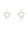 Diamond Enfold Solitaire Earrings Fashion