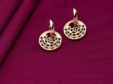 Engraved Earrings (Brass) Hot on Sale