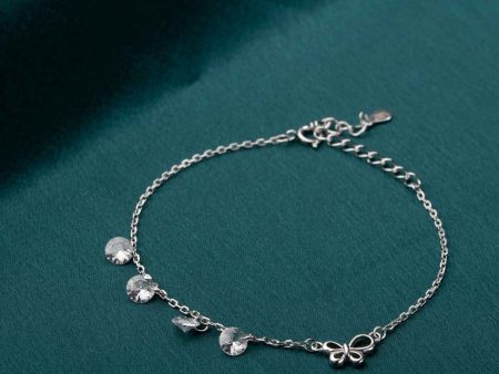 Cute Crystal Bracelet (Silver) For Cheap