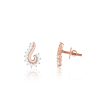 Diamond Gilded Grove Earrings Online Hot Sale