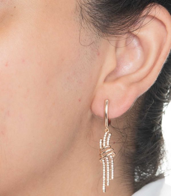 Classic Maze Earrings (Brass) Online Sale