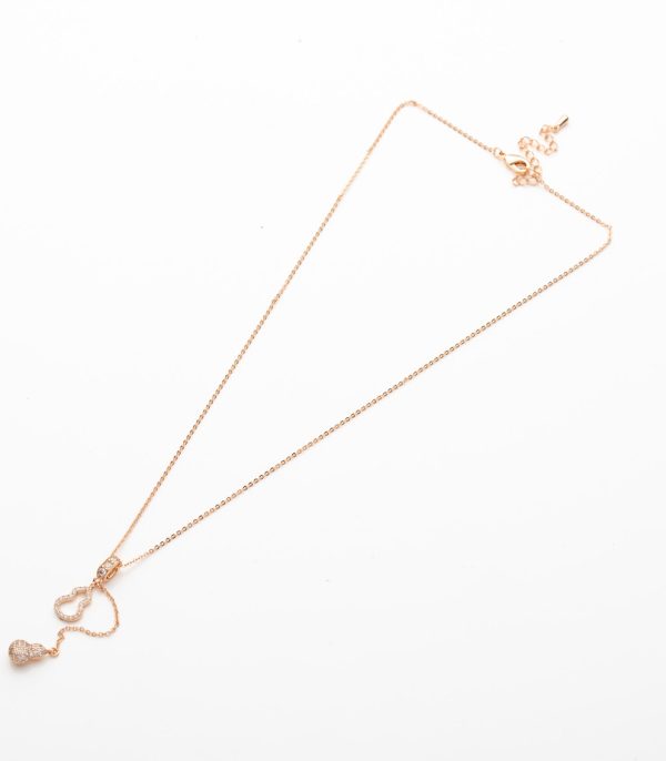 Crystal Drop Pendant (Brass) Online