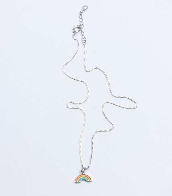 Rainbow Necklace (Silver) Supply