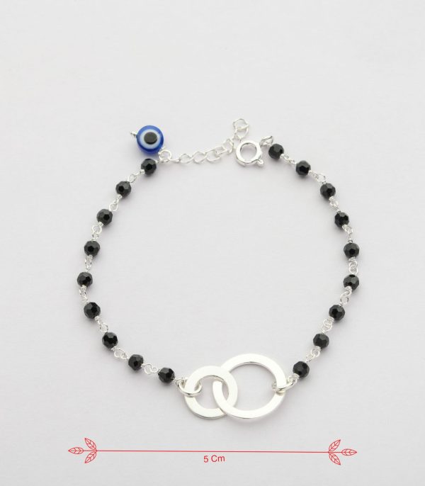 Connected With Love Bracelet (Silver) For Discount