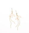 Flying Golden Fireflies Of Pearls Earrings (Brass) Online Sale